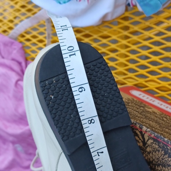 DANEXX 80s 90s Bone Leather Laceup Granny Boots | Beige Leather Ankle Boots - Picture 8 of 10